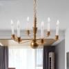 Fancyes Rustic 1:87 HO Scale Ceiling Light Fixture Hanging Chandelier Ceiling Lamps 3V DIY Model Kits Miniature Scenes Accessory, Gold 13.5cm view 4