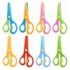 LovesTown Kids Scissors, 8PCS Blunt Tip Training Safety Scissors Stocking Stuffer for Toddler & Children, Anti-Pinch Design, Child Hand-Eye Coordination Development, Art Craft Cutting Paper Supplies view 1