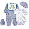 Reborn Baby Dolls Boy Clothes 22 inch Dinosaur Outfit Accessories 5 pcs Sets Fit 20-22" Newborn Dolls Clothing view 2