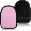 Skylety 2 Pieces Sand Mitt for Beach Sand Off Mitt Soft and Skin Friendly Cotton Towel Help Parents Clean from Children's Skin Brush Pack for Surf, Ocean and Lakeside Recreation(Pink) view 1
