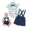 3 Pcs Reborn Baby Doll Clothes 22 inches Boy 20-23" Newborn Baby Dolls Matching Clothing Outfit Accessories view 2