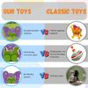 Jack Rabbit Creations-945-Dragon Big & Little Wooden Push Toys-2 in 1-Multi-Color-Develops Hand Eye Coordination & Motor Skills - Ages 18+ Months view 3