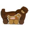 Jack Rabbit Creations Inc Big & Little Wooden Push Toy Otter view 1