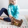 Jack Rabbit Creations Inc Big & Little Wooden Push Toy Otter view 2
