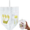 The Dreidel Company Jumbo Hanukkah Fillable 6.5" Inch Dreidel, Stands Straight on Table, Can Be Filled with Hanukkah Gelt or Any Hanukkah Item (Single) view 1