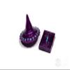 PolyHero Wizard d20 Wizard Hat and d2 Spellbook in Wizardstone view 1