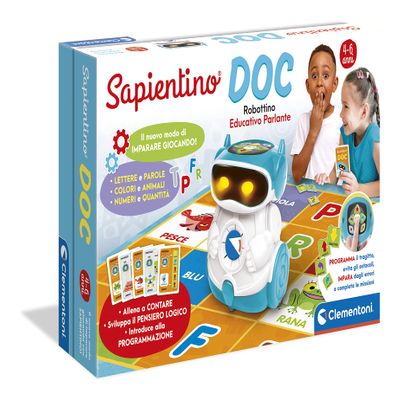 Clementoni Sapientino Doc Robot Coding and Programming, Learning Robot (in Italian) for Children 5 Years - 17698