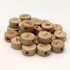 208pcs Round Flat Alphabet Beads 15mm Natural Beech Wooden Letter Beads for Jewelry Making DIY Personalized Name Necklace Bracelet view 4
