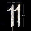 11 cake topper Premium Bling Rhinestone Diamond Gems for Birthday or Anniversary Party Decoration Ideas view 2