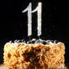 11 cake topper Premium Bling Rhinestone Diamond Gems for Birthday or Anniversary Party Decoration Ideas view 4