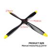 4Blade RC Propeller 2210 Beech Wood RC Plane Propeller for Gasoline Engine Airplane view 2