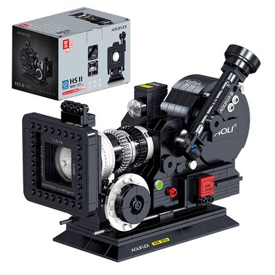 NC Uvini Building Blocks Camera, DIY STEM Toys, Building Construction Brick Set Best Gift for Adult, Teens, Collectible Model Old Style Retro Camera to Build 608pcs