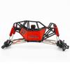 LAFEINA 1/10 RC Car 310mm Wheelbase Rock Buggy Frame Chassis with Nylon Tube Roll Cage for 1/10 Remote Control Crawler Car SCX10 90046 TRX4 (Without Wheels, Red) view 3
