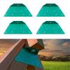 EZ Frame Wooden Swing Accessories, A-Frame Bracket for Swing Set Swing Beam, Swing Fitting, High Strength Support, Green, 4Pcs view 1