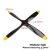 4Blade RC Propeller 1610 Beech Wood RC Plane Propeller for Gasoline Engine Airplane view 2