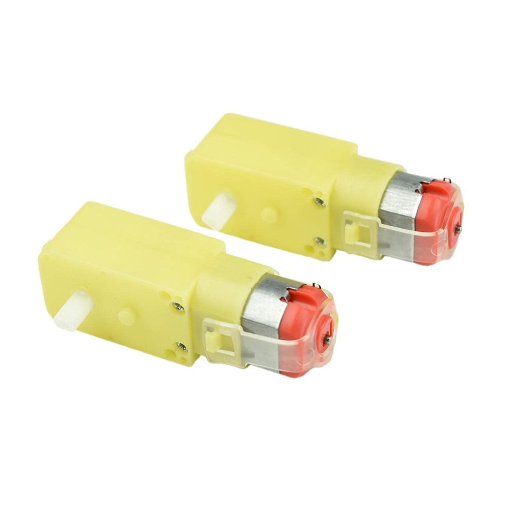 CHANCS DC Motor Single Motor Gear Yellow Robot 3V 36RPM 6V 72RPM Chassis Motor for Robot Remote Control Car 2PCS