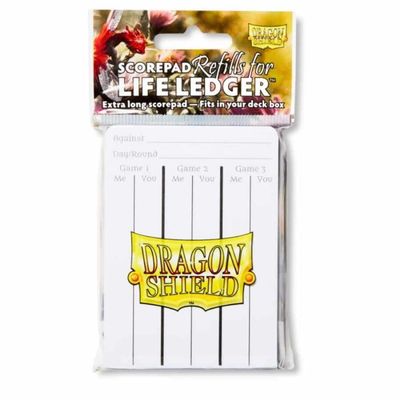 Arcane Tinmen Dragon Shield Life Pad Life Ledger Refills 3 Pads 34 Pages Each Game Accessories