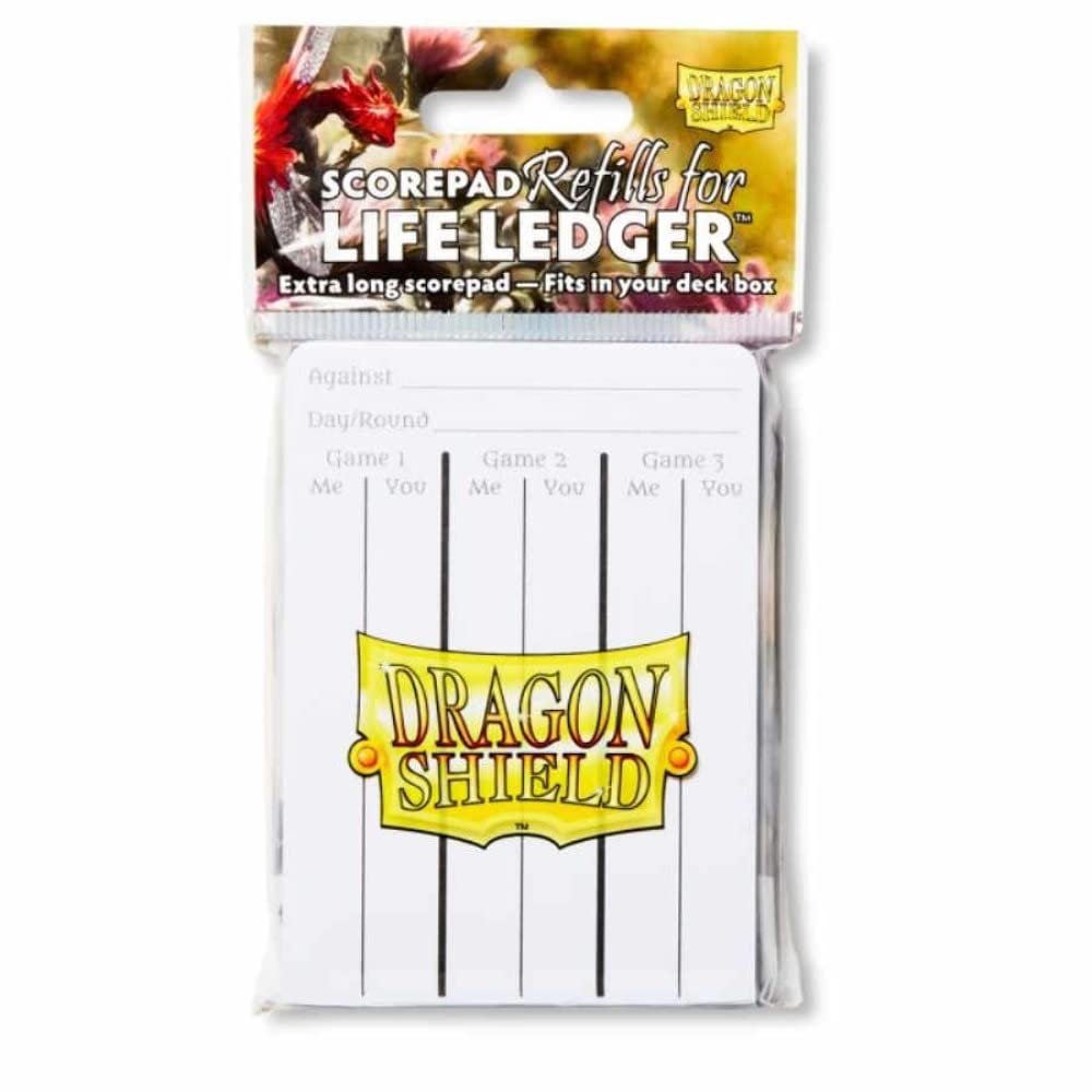 Arcane Tinmen Dragon Shield Life Pad Life Ledger Refills 3 Pads 34 Pages Each Game Accessories