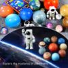 Solar System Planets Toys for Kids, STEM Educational Sensory Toys for Autistic Children Non-Toxic, Space Astronaut Slime Ball Alien Monster Toy Set with Mesh Storing Bag for 3-5-8-10 Boy Girls view 3
