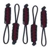 BubbasGarageTv - Large Heavy Duty Paracord Zipper Pulls (Maroon) view 1