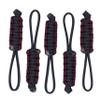 BubbasGarageTv - Large Heavy Duty Paracord Zipper Pulls (Maroon) view 2