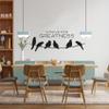 Strive for Greatness Things Quote Cute Little Birds Silhouette Decor Design Vinyl Wall Sticker Wall Art Wall Decal Boys Girls Kids Room Design Bedroom Nursery KinderHome Decoration Size (22x30 inch) view 1