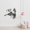 And Still, I Rise Life Motivation Quote Beautiful Bird Winter Clothe Silhouette Vinyl Design Wall Sticker Art Decal Boy Girl Kid Bedroom Nursery Kinder Home Decor Stickers Decoration Size (20x20 inch) view 1