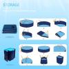 DYWOZDP Foldable Dog Pet Bath Pool,Portable Dog Swimming Pool Bathing Tub Hard Plastic Kiddie Pool for Kids Dogs and Cats,M view 2