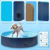 DYWOZDP Foldable Dog Pet Bath Pool,Portable Dog Swimming Pool Bathing Tub Hard Plastic Kiddie Pool for Kids Dogs and Cats,M view 3