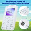 Mobile Phone, A5 1.77inch Screen 30W pixels, Mini Straight Multi languages Card Kids Cell Phone, Toy Gift Prize, for Children and Students view 4