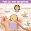 Craftorama Sewing Kit for Kids, Fun and Educational Fairytale Craft Set for Boys and Girls Age 7-12, Sew Your Own Felt Animals Craft Kit for Beginners, 165 Piece Set view 4