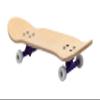 Teak Tuning 32mm Pro Fingerboard Heat Transfer Graphic Complete - Fully Assembled with Pro Level Parts - Pro Shaped Wood Deck (34x97mm), UltraSpin Wheels, Prodigy Trucks - Purple Yeti view 3