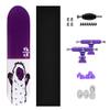 Teak Tuning 32mm Pro Fingerboard Heat Transfer Graphic Complete - Fully Assembled with Pro Level Parts - Pro Shaped Wood Deck (34x97mm), UltraSpin Wheels, Prodigy Trucks - Purple Yeti view 4