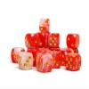 25 Count Pack of 12mm D6 Dice - Matching Collection of 6 Sided Dice with Pips (Himalayan Pink) view 1