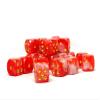 25 Count Pack of 12mm D6 Dice - Matching Collection of 6 Sided Dice with Pips (Himalayan Pink) view 3