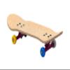 Teak Tuning Complete Fingerboard - Bubble Bushing Collage Edition - Premium Heat Transfer Graphic - Pro Shape & Size - Bearing Wheels, Trucks, 61A Duro Bushings - 32mm x 97mm Deck view 3
