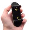 Teak Tuning 34mm Pro Fingerboard Heat Transfer Graphic Complete - Fully Assembled with Pro Level Parts - Pro Shaped Wood Deck (34x97mm), UltraSpin Wheels, Prodigy Trucks - Midnight Stare view 1