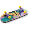 Teak Tuning 32mm Pro Fingerboard Heat Transfer Graphic Complete - Fully Assembled with Pro Level Parts - Pro Shaped Wood Deck (34x97mm), UltraSpin Wheels, Prodigy Trucks - Graffiti Giraffe view 2