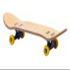 Teak Tuning 32mm Pro Fingerboard Heat Transfer Graphic Complete - Fully Assembled with Pro Level Parts - Pro Shaped Wood Deck (34x97mm), UltraSpin Wheels, Prodigy Trucks - Graffiti Giraffe view 3