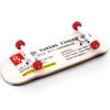 Teak Tuning 32mm Pro Fingerboard Heat Transfer Graphic Complete - Fully Assembled with Pro Level Parts - Pro Shaped Wood Deck (34x97mm), UltraSpin Wheels, Prodigy Trucks - Teak Prescription view 2