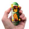Teak Tuning 32mm Pro Fingerboard Heat Transfer Graphic Complete - Fully Assembled with Pro Level Parts - Pro Shaped Wood Deck (34x97mm), UltraSpin Wheels, Prodigy Trucks - Happy Tacos view 1