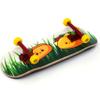 Teak Tuning 32mm Pro Fingerboard Heat Transfer Graphic Complete - Fully Assembled with Pro Level Parts - Pro Shaped Wood Deck (34x97mm), UltraSpin Wheels, Prodigy Trucks - Happy Tacos view 2