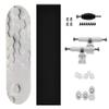 Teak Tuning 34mm Pro Fingerboard Heat Transfer Graphic Complete - Fully Assembled with Pro Level Parts - Pro Shaped Wood Deck (34x97mm), UltraSpin Wheels, Prodigy Trucks - Raised Hexagons view 4