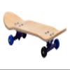 Teak Tuning 34mm Pro Fingerboard Heat Transfer Graphic Complete - Fully Assembled with Pro Level Parts - Pro Shaped Wood Deck (34x97mm), UltraSpin Wheels, Prodigy Trucks - Galaxy view 3