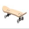 Teak Tuning 32mm Pro Fingerboard Heat Transfer Graphic Complete - Fully Assembled with Pro Level Parts - Pro Shaped Wood Deck (34x97mm), UltraSpin Wheels, Prodigy Trucks - Cassette Tape view 4