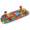 Teak Tuning 32mm Pro Fingerboard Heat Transfer Graphic Complete - Fully Assembled with Pro Level Parts - Pro Shaped Wood Deck (34x97mm), UltraSpin Wheels, Prodigy Trucks - Bubble Bushings & Monsters view 2