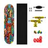 Teak Tuning 32mm Pro Fingerboard Heat Transfer Graphic Complete - Fully Assembled with Pro Level Parts - Pro Shaped Wood Deck (34x97mm), UltraSpin Wheels, Prodigy Trucks - Bubble Bushings & Monsters view 4