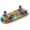 Teak Tuning 34mm Pro Fingerboard Heat Transfer Graphic Complete - Fully Assembled with Pro Level Parts - Pro Shaped Wood Deck (34x97mm), UltraSpin Wheels, Prodigy Trucks - Graffiti Wall view 2