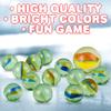 ArtCreativity Pack of 12 Bag of Marbles - Glass Marbles 180Pcs - Include 14 Marble and 1 Shooter Marble Per Pack - Fun Indoor and Outdoor Toys, Great Game Party Favors and Pinata Fillers view 4