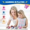 Super Wings Toys, 4 PCS Super Pet Sets, Glow and Face-Changing Transformable Toys Jett Donnie Paul Dizzy Pet, Stacking Toys for Toddlers Kids 3 4 5 6 7 Year Old view 3